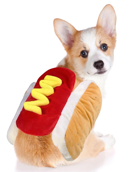 Small-Dog Hot Dog Halloween Costume