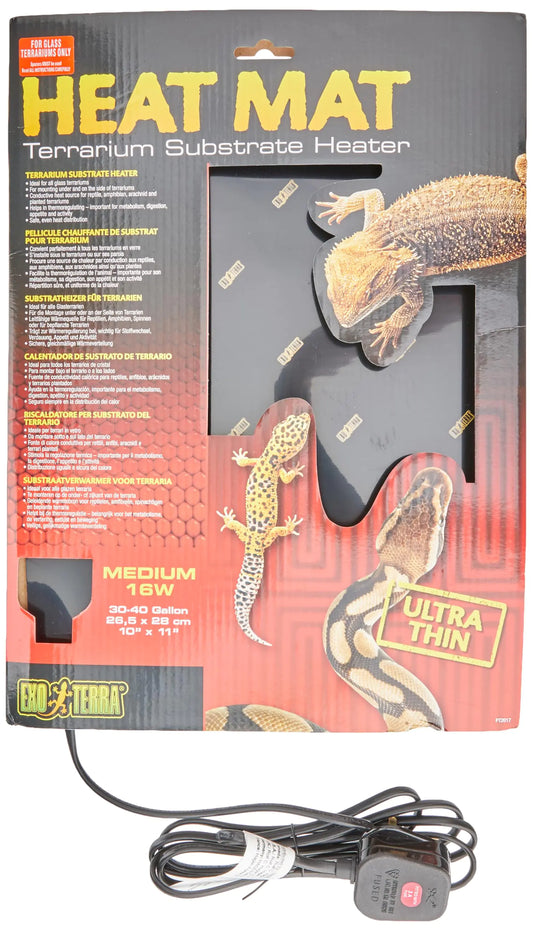Exo Terra Heat Mat - Reptile Terrarium Substrate Heater