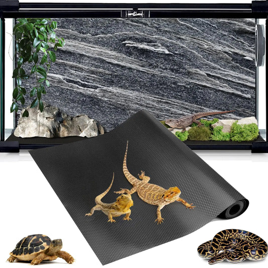 (120 Gal) Reptile Terrarium with Mat Liner (96" X 24") Set (2pcs)