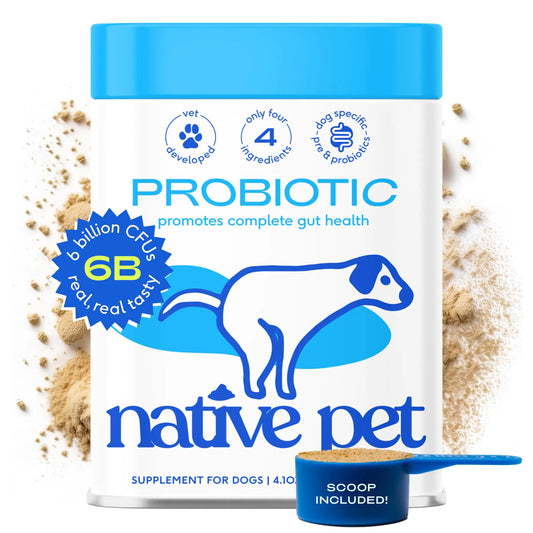 Native Pet Probiotic powder for Dogs - Dog Stomach Relief  (232 Grams)