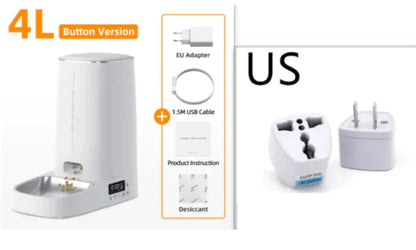 4Litter Automatic Bluetooth Kibble Dispenser