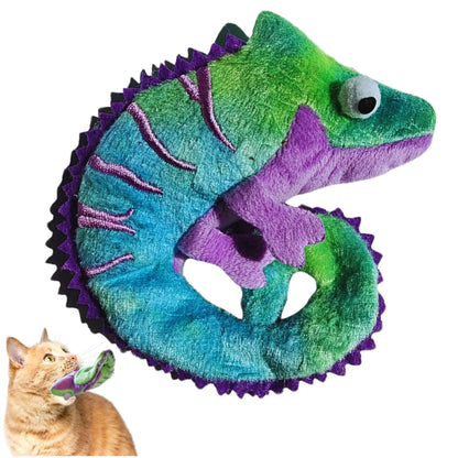 Catnip Toy Chameleon  with North American Catnip