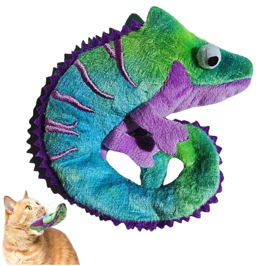 Catnip Toy Chameleon  with North American Catnip
