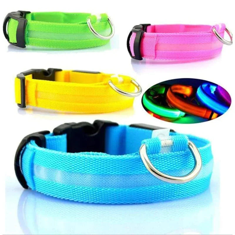 Adjustable Waterproof  Light Up Glow Collar