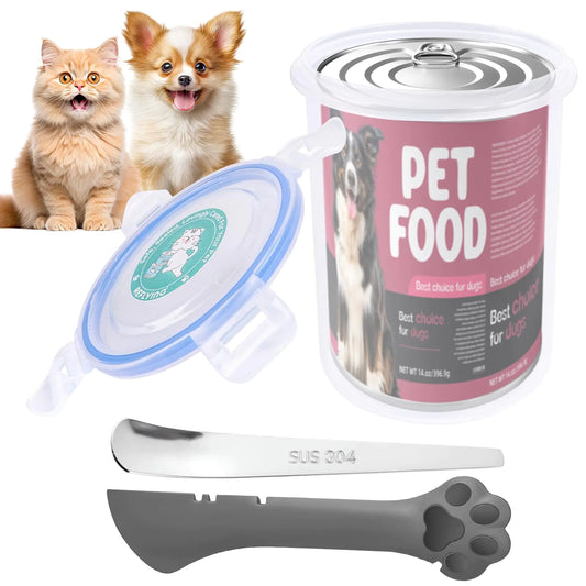 Reusable Canned Pet Food Storage Lids