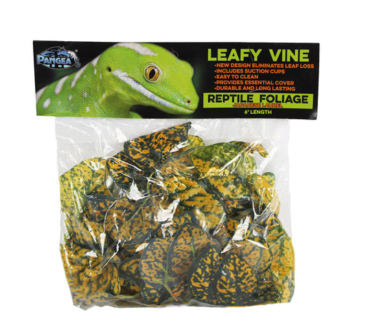 Pangea Leafy Vine for Reptile Terrarium Habitat (Japanese Laurel)
