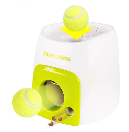 Automatic Fetch Machine with Food Reward Dispenser