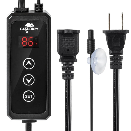 Dimming Reptile Thermostat for Reptile Heat Lamp, Mats,& Bulbs