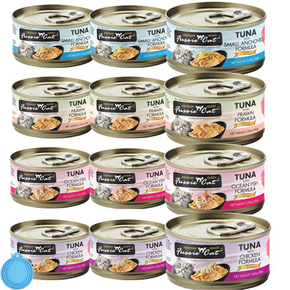 Fussie Cat Premium Wet Gravy Canned Grain Free Cat Food (12pcs)
