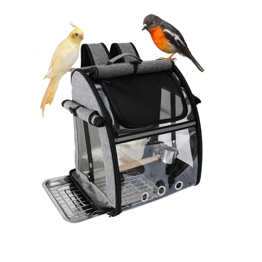 Portable Bird Carrier Backpack - Ideal for Parrot /Finch/ Sparrow