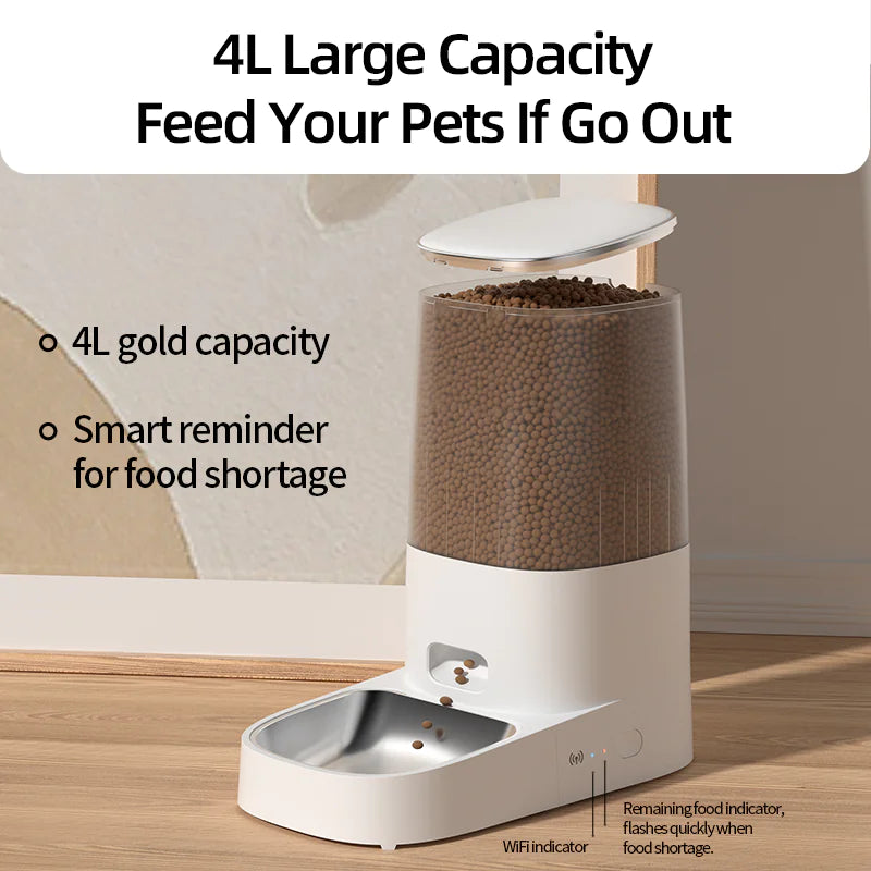 4Litter Automatic Bluetooth Kibble Dispenser