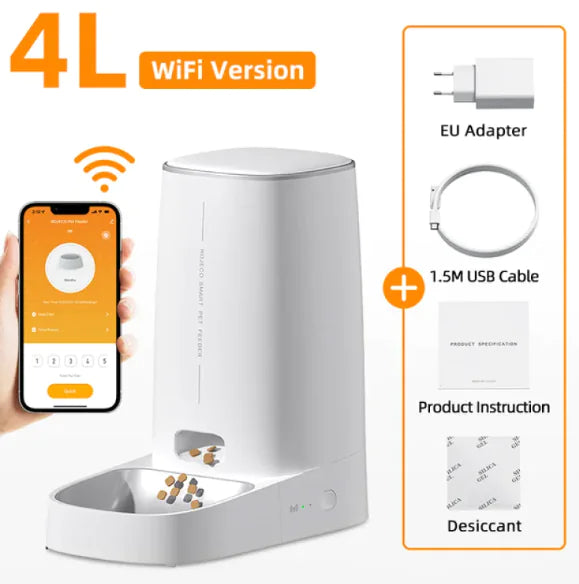 4Litter Automatic Bluetooth Kibble Dispenser