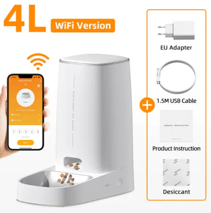 4Litter Automatic Bluetooth Kibble Dispenser