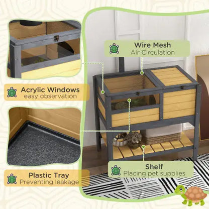 Reptile Fence Furniture Desk With Pallets