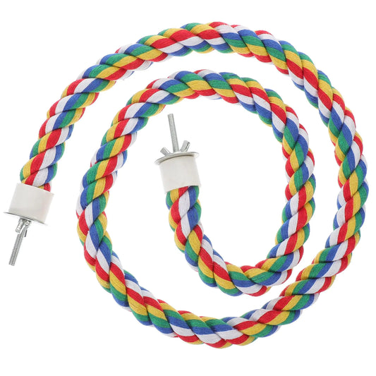 41'in Rainbow Rope Bird Perch