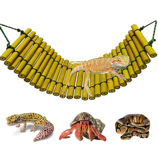 Reptile Tank Accessories Reptile Climbing Hammock Bridge 12x6in