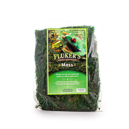 Flukers Green Reptile Terrarium Moss 8-Quart Black