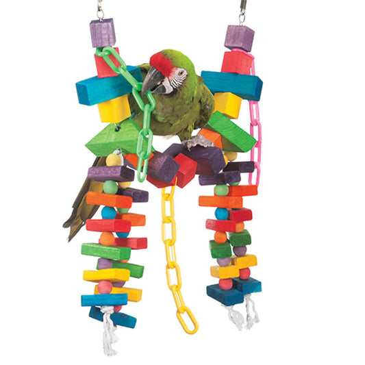 XL Rainbow Bridge Bird Toy