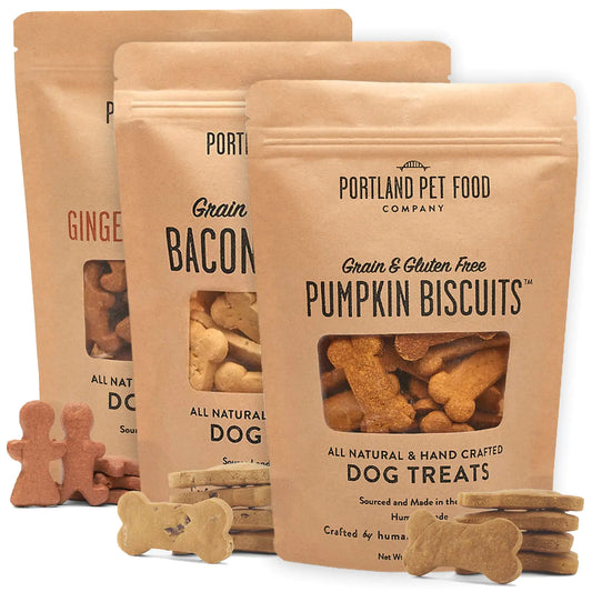 Grain-Free Healthy Dog Treats Variety (3-Pack)