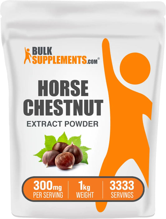 Horse Chestnut Extract Powder Supplement - Chestnut Seed Extract