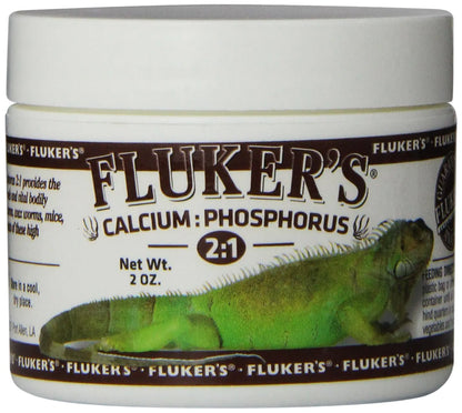 Flukers Calcium to Phosphorus Reptile Dietary Supplement 2 oz