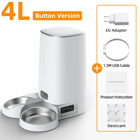 4Litter Automatic Bluetooth Kibble Dispenser