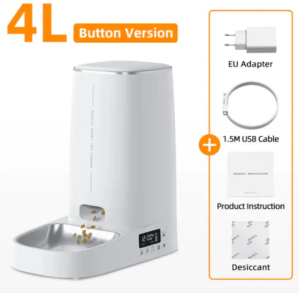 4Litter Automatic Bluetooth Kibble Dispenser