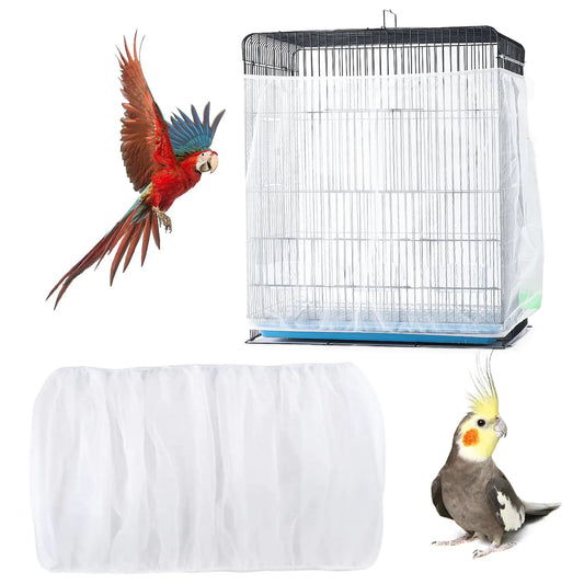 Adjustable Bird Cage Netting & Seed Catcher