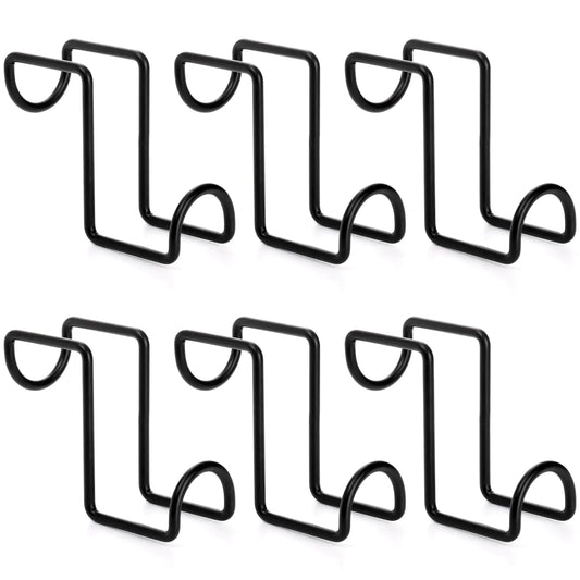 6 Pcs Tack Hooks - 4 Inch Heavy Duty Horse Halter/ Saddle Rack