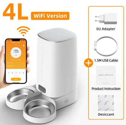 4Litter Automatic Bluetooth Kibble Dispenser