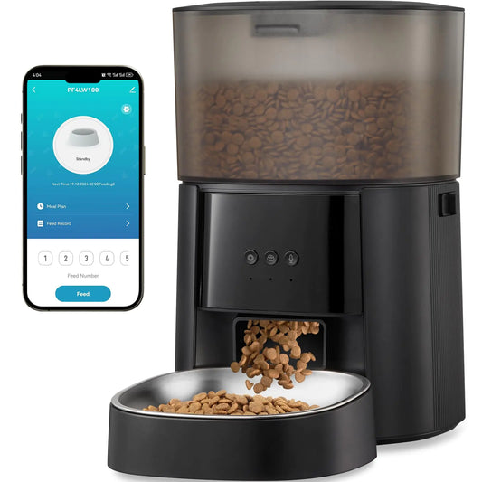 Automatic Voice Recording Cat Feeder with Wifi App Control