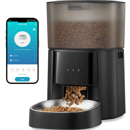 Automatic Voice Recording Cat Feeder with Wifi App Control