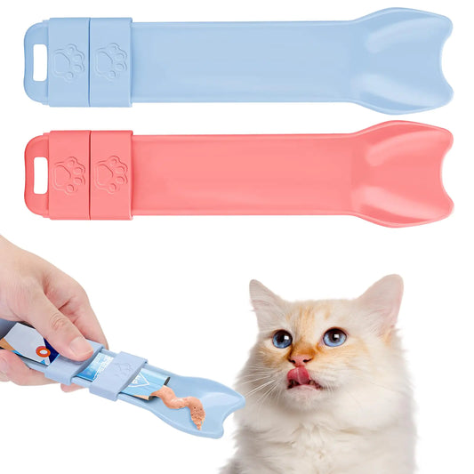 Kitten Strip Squeeze Spoon for Wet Food and Liquid cat Snacks