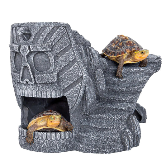 REPTI ZOO Reptile Hideout Tank Decor
