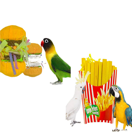 French Fries Style Bird Shredding Toys