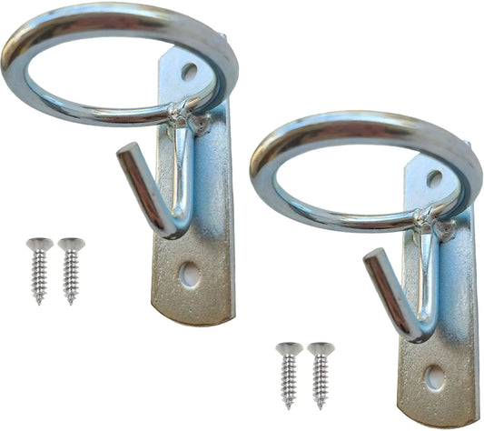 Horse Feed Bucket Hook - Water Bucket Holder for Horse Stall/Stable (2 Pack)
