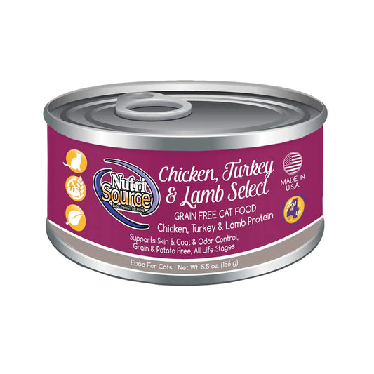(12-Pack) Chicken/Turkey/Lamb Food 5-Ounce
