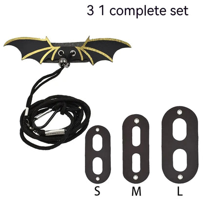 Lizard Pulling Rope Pet Costume with Leather Wings
